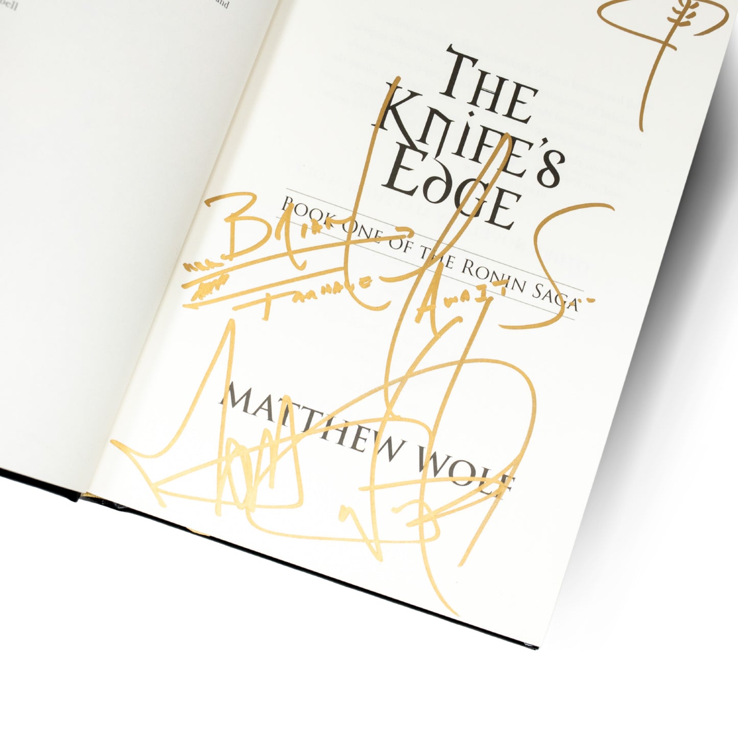 The Knife's Edge First Edition - Leatherbound